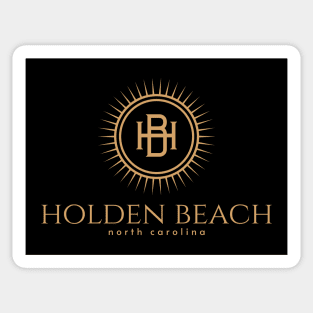 Holden Beach, NC Summertime Monogrammed Sun Sticker